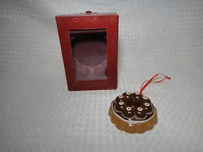 Villeroy & Boch Winter Bakery Chocolate Cake Christmas Holiday Ornament • $16.99