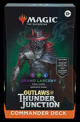 (PREORDER) Outlaws Of Thunder Junction - Commander Deck (Grand Larceny) • $38