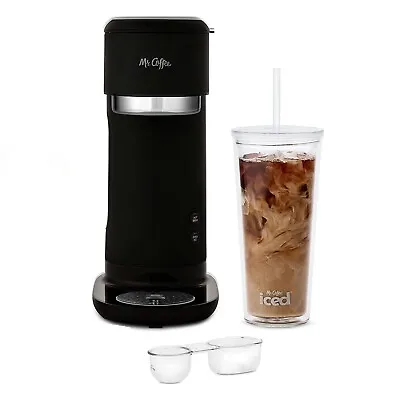 Mr. Coffee Iced And Hot Coffee Maker With 22-Ounce Tumbler - Black • $24.99