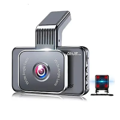 $64.99 • Buy 1440P WIFI GPS Dash Cam Dual Front And Rear Video DVR Recorder Night Vision Kit