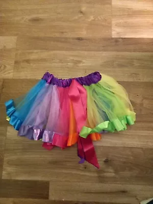 Rainbow TuTu Age 5-6 • £3.99