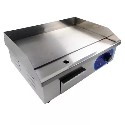 £119.90 • Buy Electric Griddle Large Hotplate Chip Commercial Grill Bacon Egg Fryer 3KW 550mm