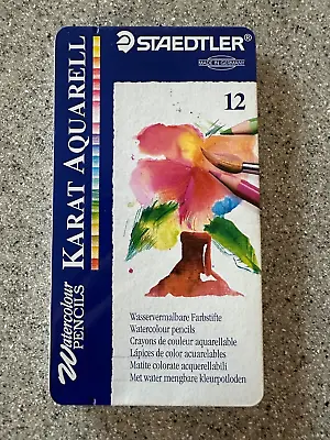 STAEDTLER Karat 11 Aquarell Water Color Pencils 1 Of The 12 Is Missing • $5.36