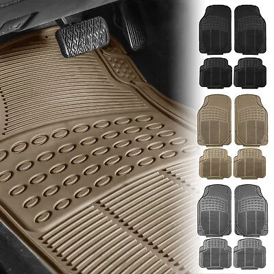 $19.99 • Buy FH Group Car Rubber Floor Mats Tactical Fit Heavy Duty All Weather Mats 4pcs