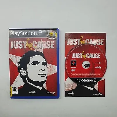 Just Cause PS2 Playstation 2 Game + Manual PAL 28j4 • $9.95