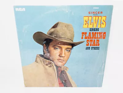 ELVIS PRESLEY Singer Presents Elvis Singing Flaming Star RCA PRS-279 Shrink • $24.99