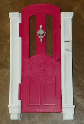 2015 BARBIE DreamHouse REPLACEMENT PART Front DOOR W/ Mailbox Column Pillar MAIL • $23.87