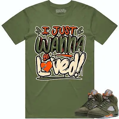 Jordan Retro 5 Olive 5s Shirt To Match - CELADON LOVED • $29.99