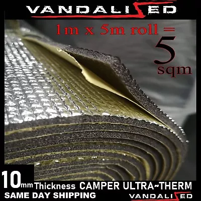 Camper Van Insulation Foam Sound Proof Floor Roof Vw T1 2 5 6 Deadening 10mm Car • £38.99