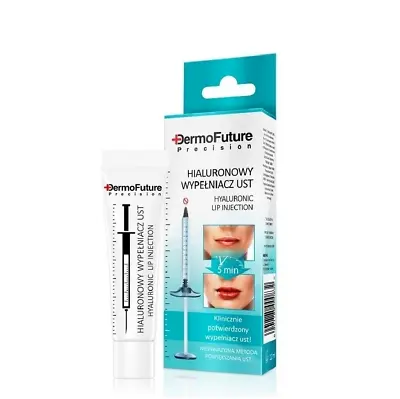 DermoFuture Hyaluronic Lip Plumper Push Up Serum Volumiser  With Collagen 12ml • £5.99