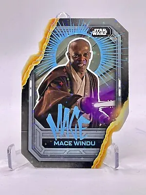 1/1 CUSTOM ART CARD 2023 Topps Star Wars Lightsaber Stylings #LS-7 Mace Windu • $51.39