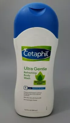Cetaphil Ultra Gentle Refreshing Body Wash 16.9oz Sensitive Dry Skin  • £17.99