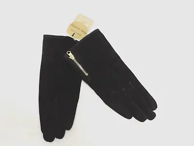 NEW BLACK SUEDE GLOVES - Quality With The Tags From Accessorize - M/L - £20.00 • £7.99