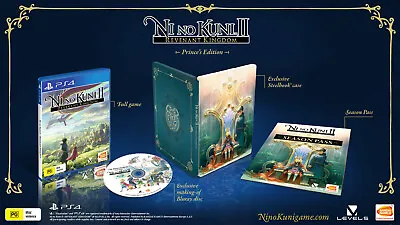 Ni No Kuni II Revenant Kingdom Prince's Edition PS4 Used SAME DAY FREE SHIPPING • $80