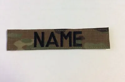 Custom Embroidered Multicam Scorpion Ocp Name Tape New W/ Hook Fastener • $10