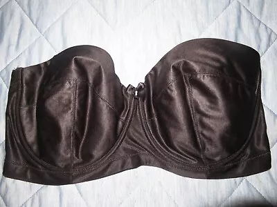 $16.13 • Buy VA BIEN 508 STRAPLESS UNDERWIRE SATIN BRA Size 40DD