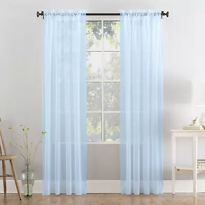 Megachest Single Panel Voile Curtain 140cm Wide 10 Sizes • £5.50