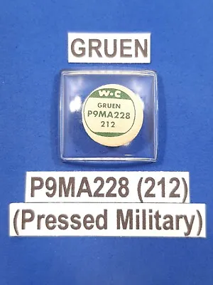 Vtg GRUEN Model  P9MA228 (212)  PRESSED MILITARY Watch Glass Crystal Piece NOS • $19.99