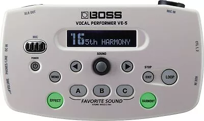 Boss VE-5 White Vocal Effects Processor • $359.99