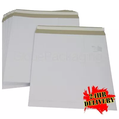 300 X 12  STRONG WHITE LP RECORD MAILERS ENVELOPES 24HR • £89.90