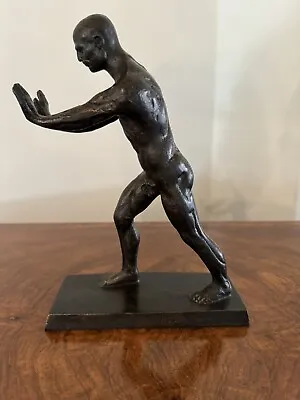 Muscular Nude Male Figure Art Bronze Statue Sculpture By CHRISTIAN AUDIGIER • $79