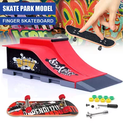 Skate Park Ramp Kit Tech Deck Mini Fingerboard Finger Board Ultimate Parks Gifts • $17.95