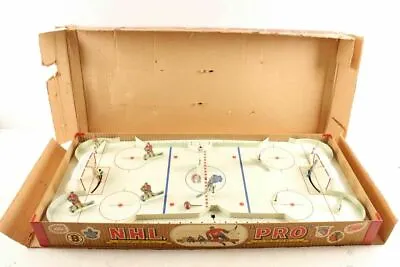 Vintage 1950's Eagle Pro Hockey Table Game With Box Montreal & Toronto • $125