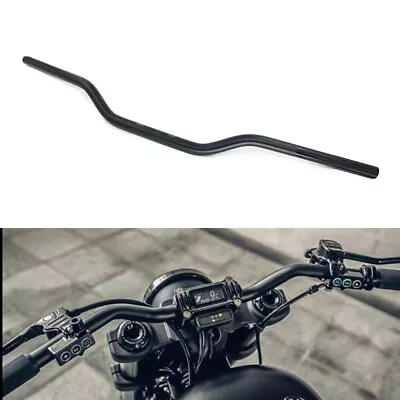 Motorcycle Handlebar 7/8 22mm Cafe Racer Handlebars Low Rise Drag Bars Universal • $29.95