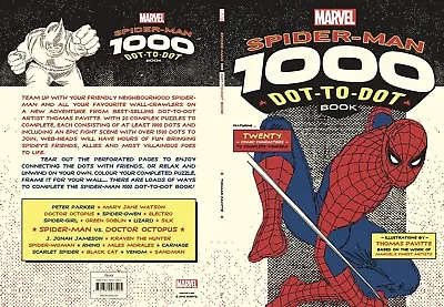 Marvel's Spider-Man 1000 Dot-to-Dot Book: 20 Comic Characters To Complete • $14.99