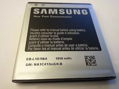 Samsung 1850 MAh EB-L1D7IBA For Galaxy S II S2 T-Mobile T989 AT&T I727 I547 • $8