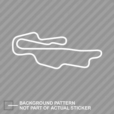 Mugello Circuit Sticker Die Cut Decal Racetrack F1 Moto Gp • $4.96