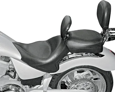 Mustang Wide Touring Seat W/Driver Backrest Vintage Victory Vegas Kingpin 03-16 • $1012.50