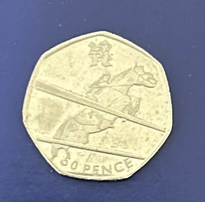 London 2012 Olympic 50p Fifty Pence Equestrian 2011- Circulated • £3.99