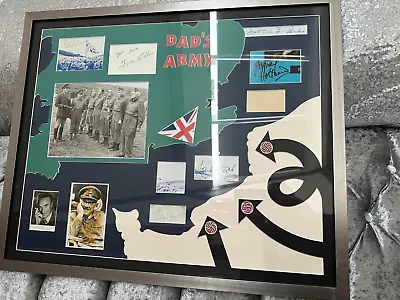 Dads Army 1 Off Signed Picture Collage - Supurb Item Will Only Go Up In Value! • £399