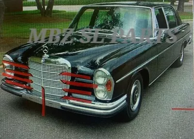 New W108 W109 Grill Molding Trim Set 9 Pcs Ale For Mercedes Benz 250S 280S SE • $54.95