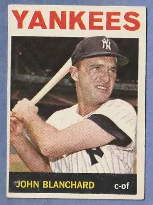 1964 TOPPS JOHN  BLANCHARD  #118   EX/EX+ Lite Tip Wear-no Creases-clean YANKEES • $0.99