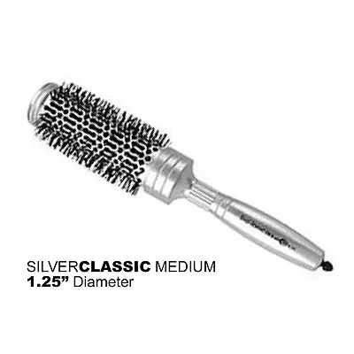 Bio Ionic SILVER CLASSIC Brush - Magnesium Styler Bristle Nanolonic Hair Brushes • $42.75