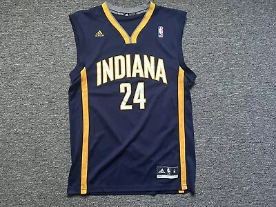 Vintage Indiana Pacers Paul George 24 Blue Jersey Adidas • $60