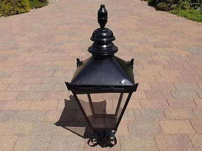  Black Victorian Lamp Post Top Lantern  Traditional Garden Street Light 90 Cm • £119