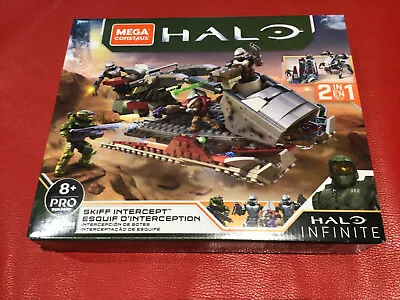 Mega Construx Halo Infinite Skiff Intercept Building Set • $66.64