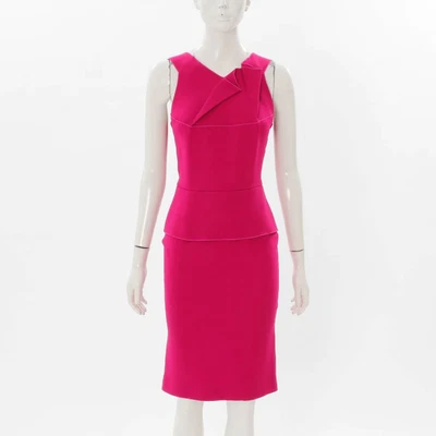 $333 • Buy Roland Mouret Crepe Midi Dress Size FR 38 | AU 10