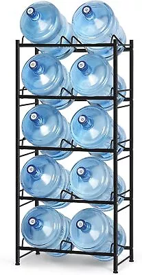 5 Gallon Water Bottle Holder 5 Tier Water Cooler Jug Rack 10 Bottles Heavy Duty • $57.99