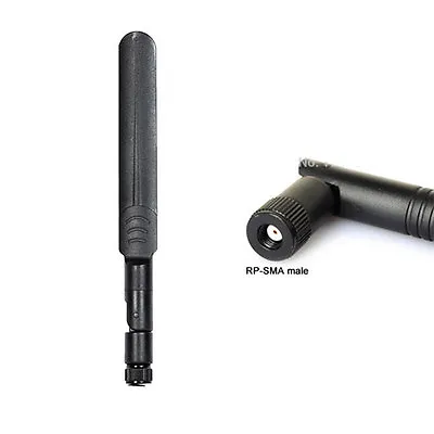 Dual Band Wifi Antenna Flat Patch Blade 2.4G 5.8G GHz RP-SMA Male Connector 5dBi • $9.47