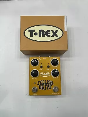 T-Rex Engineering Yellow Drive Dual Overdrive Rare Guitar Effect Pedal • $115