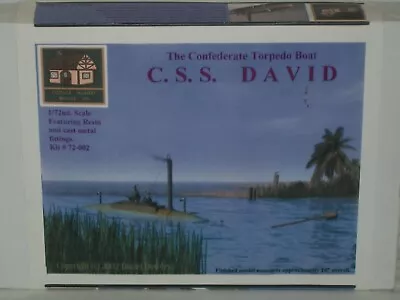 $30 • Buy Cottage Industry 1/72 Scale C.S.S. David, Confederate Torpedo Boat