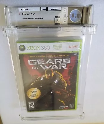 WATA 8.0 Gears Of War Xbox 360 2006 FACTORY SEALED RARE! • $99