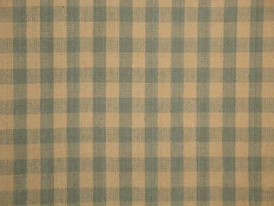 Sage Green Check Sewing Fabric | Primitive Rustic Cabin Country Homespun Fabric  • $9.25