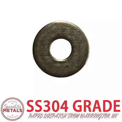 M4 (4mm) X 12mm | A2-70 Stainless Steel Penny Repair Mudguard Washers • £5.75