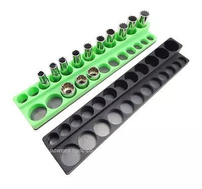 Mechanics Time Saver 3/8 SAE & Metric Magnetic Socket Holder Set Deep & Shallow  • $39.99