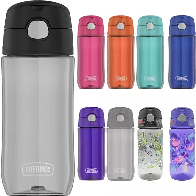 Thermos 16 Oz. Kid's Funtainer Plastic Hydration Water Bottle With Spout Lid • $13.99